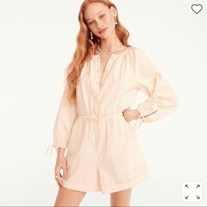 NWT J CREW Cotton Poplin romper